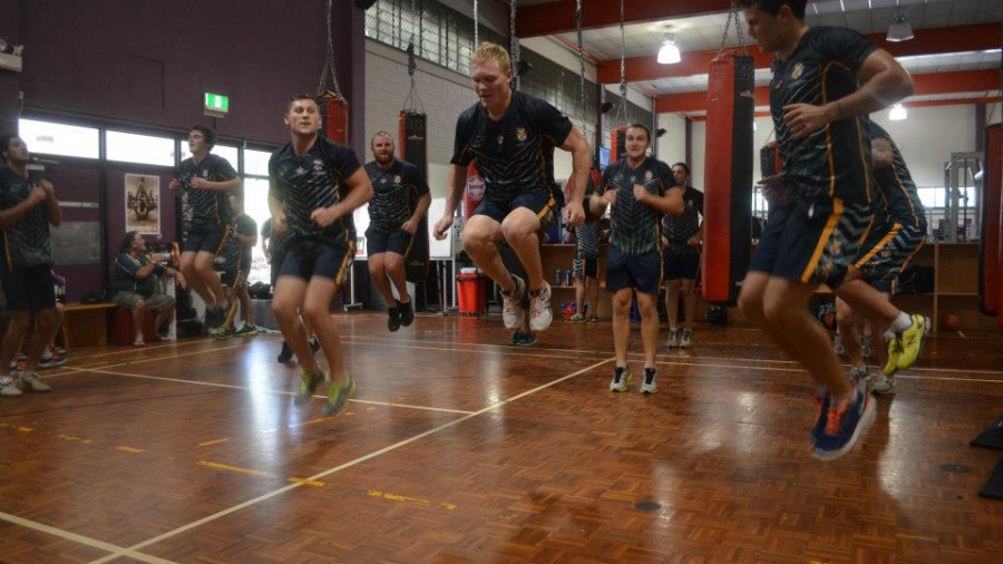 Early Days,taking the Australian Universities Rugby League Team